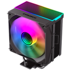 GameMax Sigma 550 Black ARGB CPU Cooler — 120 mm PWM Infinity Fan 🌈 | 5× 6 mm Heat Pipes 🔥 | TDP 220 W 💪 - Image 4