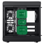 GameMax Hype (Black) Mid-Tower ATX — Dual-Chamber 🧱 | Panoramic Tempered Glass 🪟🪟🪟 | 3× 120 mm Infinity ARGB Fans 🌈 | USB-C ⚡ - Image 8