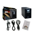Powercool Smart UPS 2000VA (1600W) — Pure Sine Wave 🧭 | AVR Boost/Buck ⚖️ | 2× UK 🇬🇧 + 3× IEC 🔌 | RJ45 Surge 🌐 | USB 🖥️ - Image 2