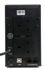 Powercool Smart UPS 650VA (390W) — 2× UK Sockets 🇬🇧 | RJ45 Surge ⛑️ | USB Monitoring 🖥️ | LED Status 🟢 - Image 3